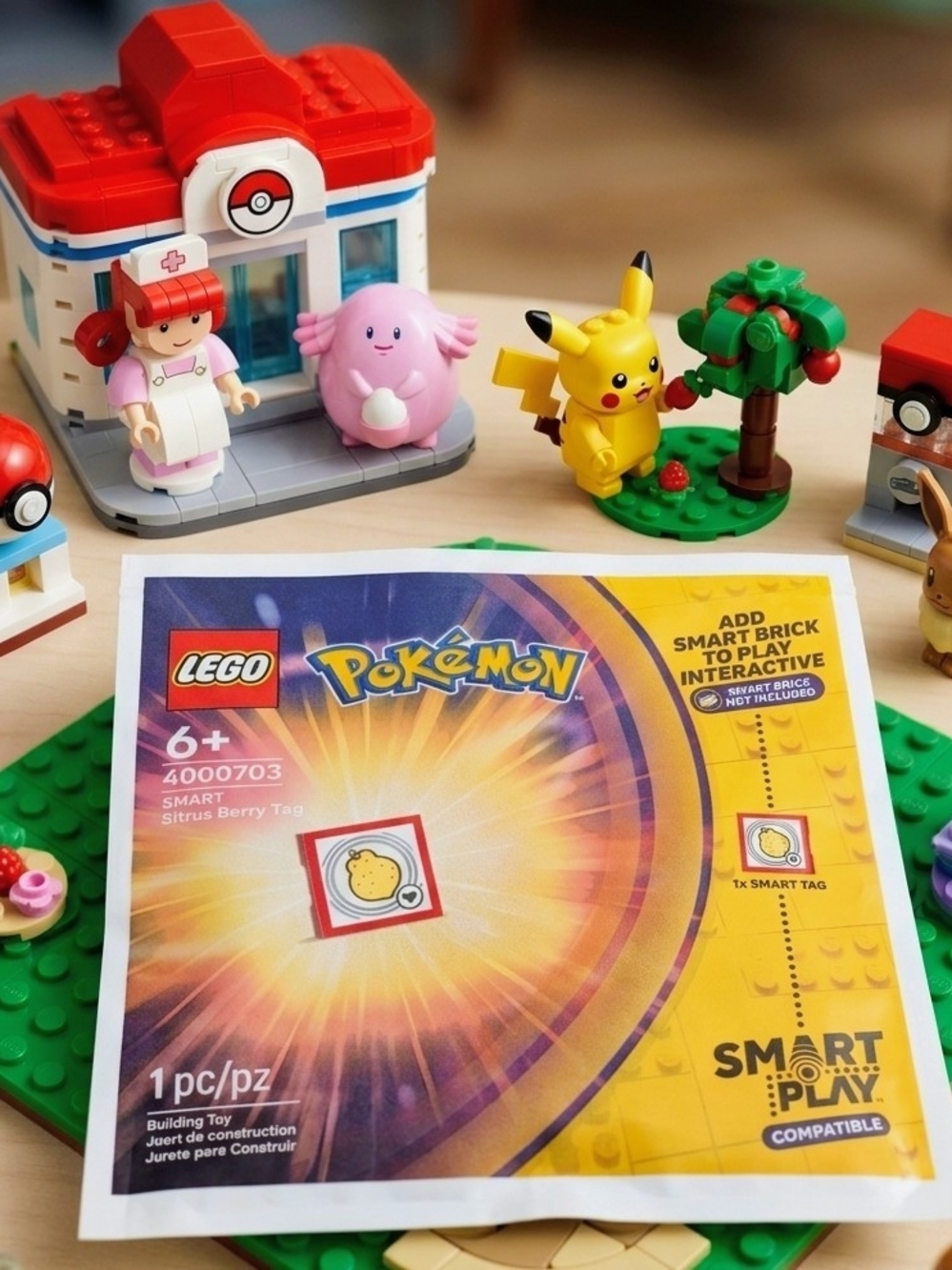 Lego Pokémon Sitrus Berry Smart Tag (4000703), Limited Edition